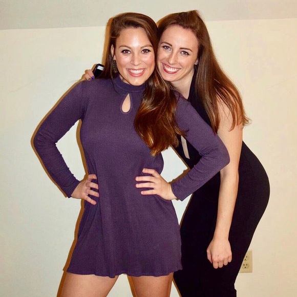 RVCA Junior’s Into First Turtle Neck Sweater Dress - Picture 2 of 5